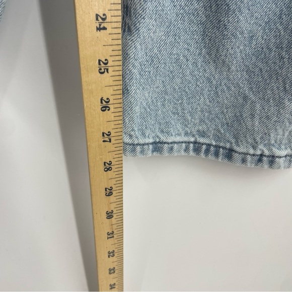 PacSun 32x27 pleated jeans light wash - Picture 9 of 11